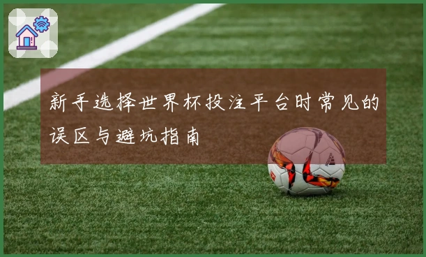 新手选择世界杯投注平台时常见的误区与避坑指南